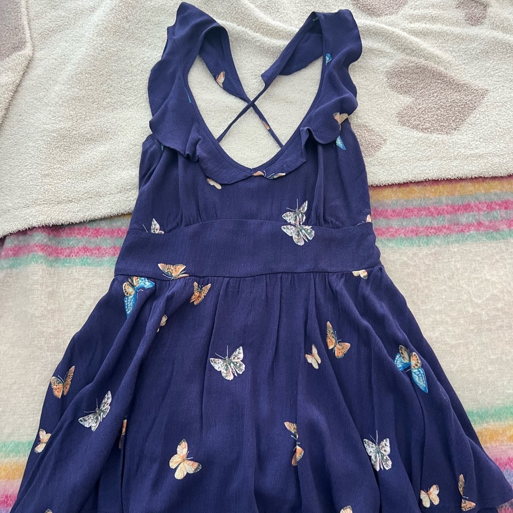 Urban outfitters butterfly printed romper